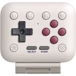 8BitDo FlipPad G Classic Edition - Gris clair et bordeaux - USB-C - iOS et Android