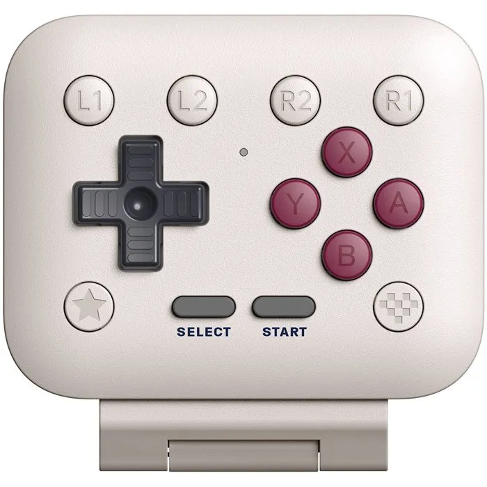 8BitDo FlipPad G Classic Edition - Gris clair et bordeaux - USB-C - iOS et Android