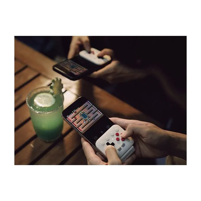 8BitDo FlipPad G Classic Edition - Gris clair et bordeaux - USB-C - iOS et Android