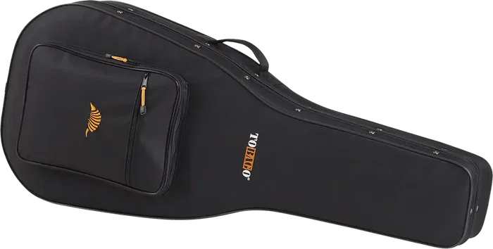TOBAGO Housse semi-rigide pour guitare classique 4/4, noire, polyester 600 deniers