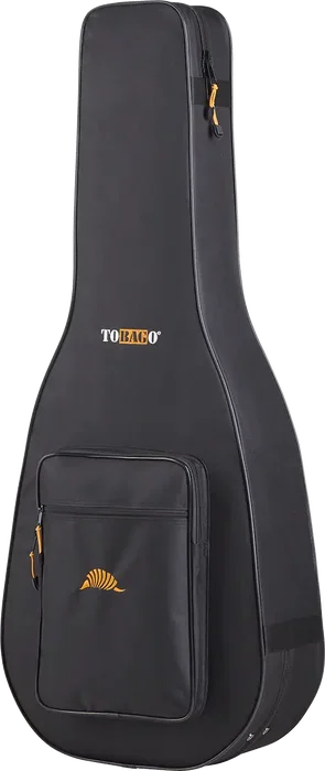 TOBAGO Housse semi-rigide pour guitare classique 4/4, noire, polyester 600 deniers
