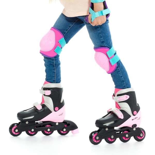 Molto Set de protections 6 pièces couleur rose Taille M - À partir de 3 ans