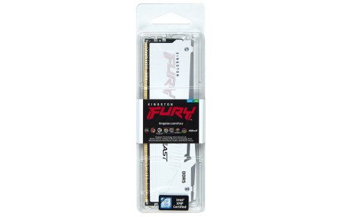 Kingston FURY Beast RGB 32 Go DDR5 5600 MT/s CL36 Blanche