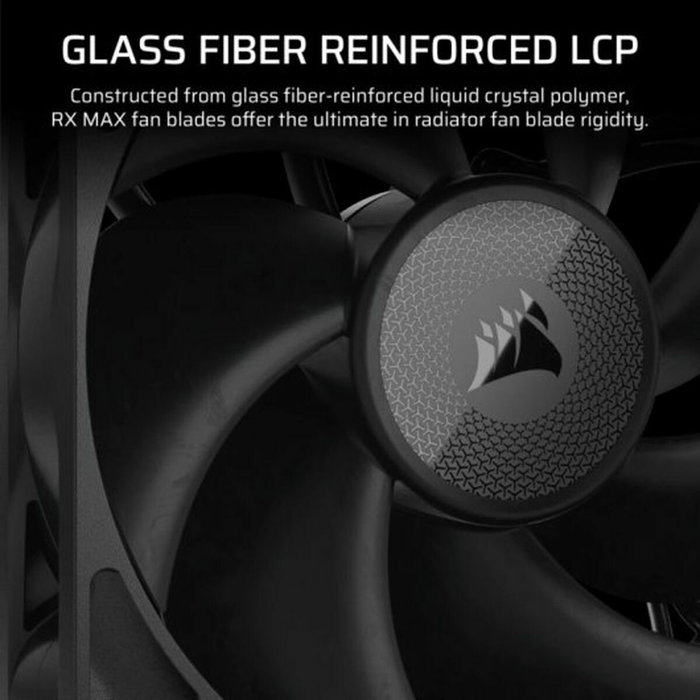 Corsair iCUE LINK RX140 MAX Ventilateur PC 14 cm Noir