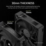 Corsair iCUE LINK RX140 MAX Ventilateur PC 14 cm Noir