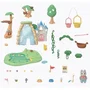 Sylvanian Families - Figurine et Maison Arbre avec Cascade, Bateau, Château et Trésor - Réf. 5761 - Pour Enfants