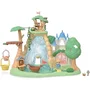 Sylvanian Families - Figurine et Maison Arbre avec Cascade, Bateau, Château et Trésor - Réf. 5761 - Pour Enfants