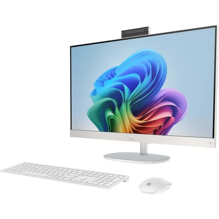HP PC Tout-en-un 27-ct2005nf - 27" FHD IPS - Processeur Ryzen AI 5 330 - RAM 16 Go - SSD 512 Go - Windows 11 - Clavier et souris sans fil