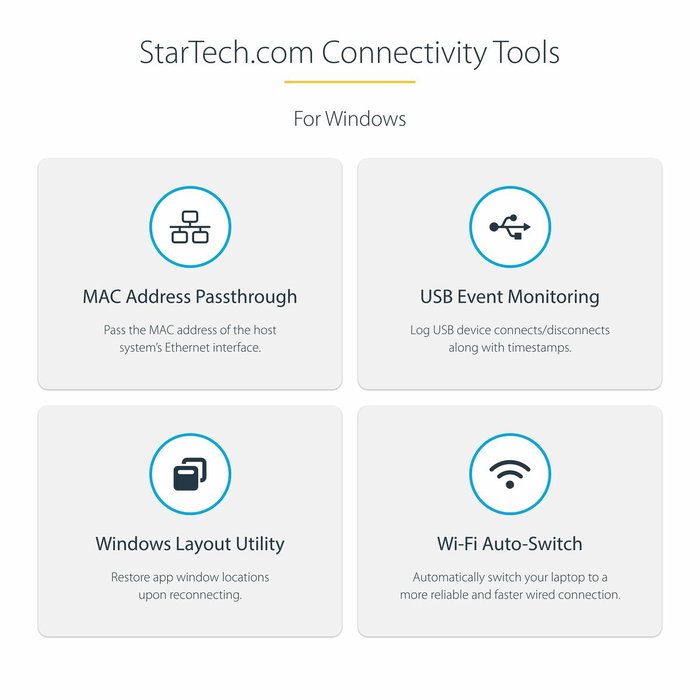 Hub USB Startech 154B-USBC-MULTIPORT Gris 100 W Hub USB Startech 154B-USBC-MULTIPORT Gris 100 W