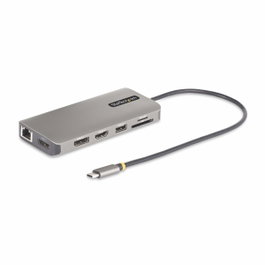 Startech Hub USB 154B-USBC-MULTIPORT Gris 100 W