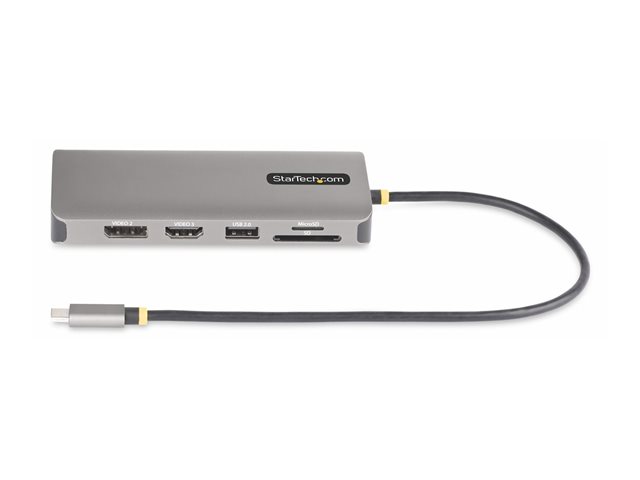 Startech Hub USB 154B-USBC-MULTIPORT Gris 100 W Startech Hub USB 154B-USBC-MULTIPORT Gris 100 W