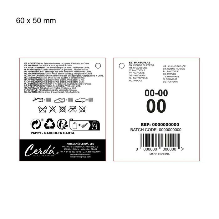 Chaussons Spidey Rouge 41