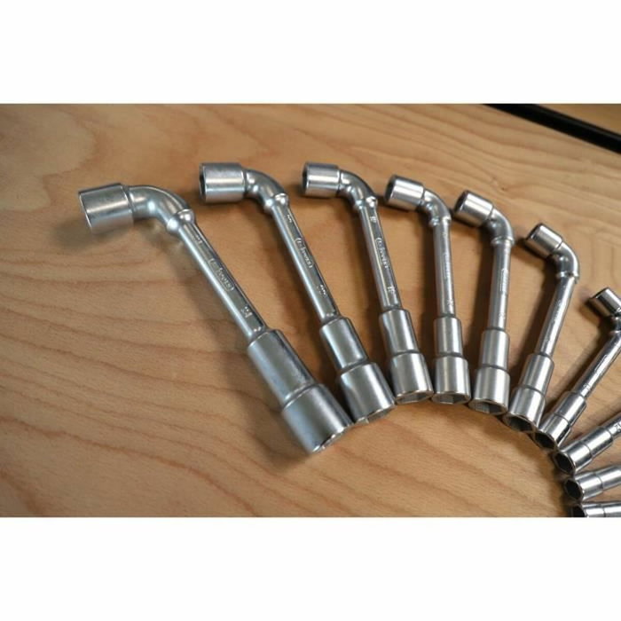 KS Tools Boîte de 12 clés à pipe débouchées métriques 7-24 mm KS Tools Boîte de 12 clés à pipe débouchées métriques 7-24 mm