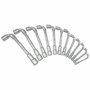 KS Tools Boîte de 12 clés à pipe débouchées métriques 7-24 mm