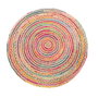 BigBuy Home Tapis 120 x 120 x 1 cm Multicolore Jute