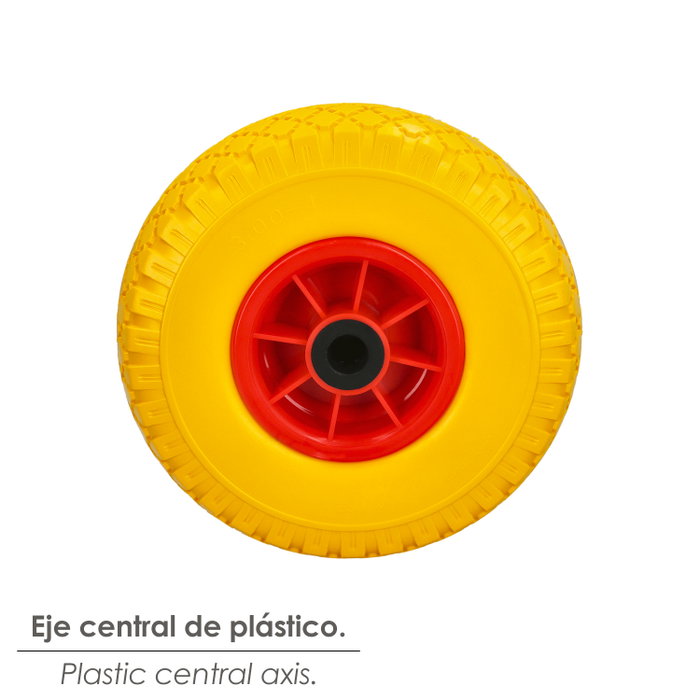 WOLFPACK LINEA PROFESIONAL Roue chariot sacs massifs, jante plastique 20 mm WOLFPACK LINEA PROFESIONAL Roue chariot sacs massifs, jante plastique 20 mm