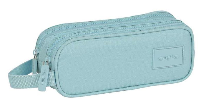 Safta Basic Portatodo Double - Boîte de rangement bleue, 21 x 8 x 6 cm, pour enfants à partir de 3 ans Safta Basic Portatodo Double - Boîte de rangement bleue, 21 x 8 x 6 cm, pour enfants à partir de 3 ans