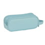 Safta Trousse Fourre-Tout Double Bleu 21 x 8 x 6 cm