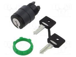 SCHNEIDER ELECTRIC Commutateur rotatif avec clé Harmony XB5 22mm Noir