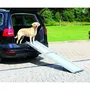 TRIXIE Rampe télescopique pour chien Petwalk, aluminium, ajustable 100-180 cm, capacité 120 kg, gris - Modèle 3940