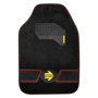 Momo Ensemble de tapis Fun Noir-Rouge 4 pièces