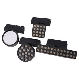 Projecteur magnétique LED sur rail 16 W 97 x 97 mm CCT réglable