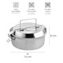 ORYX Fiambrera en acier inoxydable avec 2 assiettes Ø 16 cm