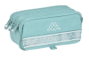 Kappa Basics Portatodo Triple Big "Azul" 21,5x10x8cm, Trousse en Polyester 600D