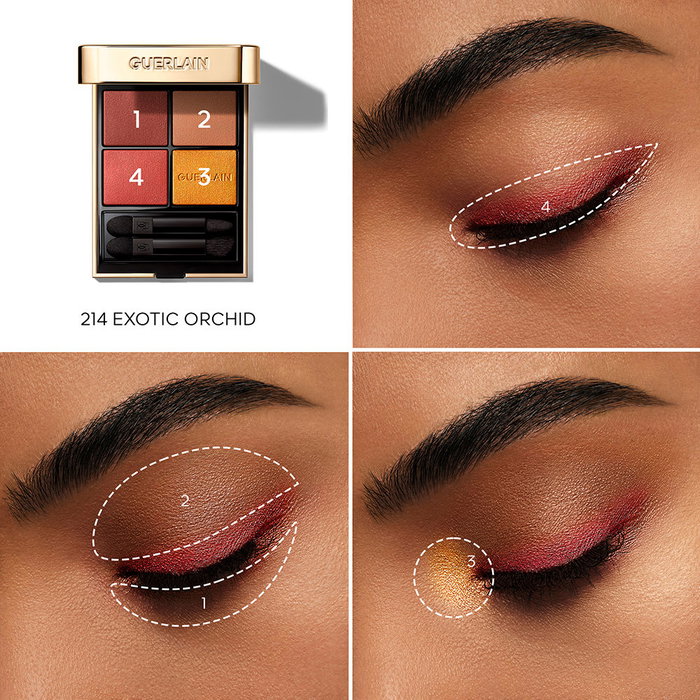Guerlain Palette Ombres G 214-Exotic Orchid Guerlain Palette Ombres G 214-Exotic Orchid