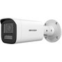 Hikvision Caméra réseau bullet 4MP à double éclairage et zoom motorisé 2.8-12 mm, Détection humain/véhicule, WDR 120 dB, Micro intégré, IP67