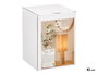 Giftdecor Lampe de table Fleur 43 cm Métal Papier Naturel 20x20x43 cm (Set de 4)
