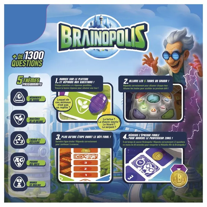 Educa Brainopolis France - Jeu de quiz familial