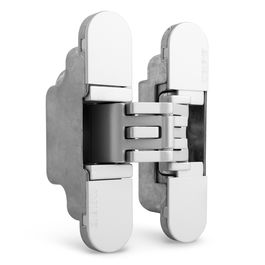 Koblenz Charnière Invisible Kubica K2700 Chrome Satiné 60Kg/3 Battants 120x76mm pour Porte et Mur