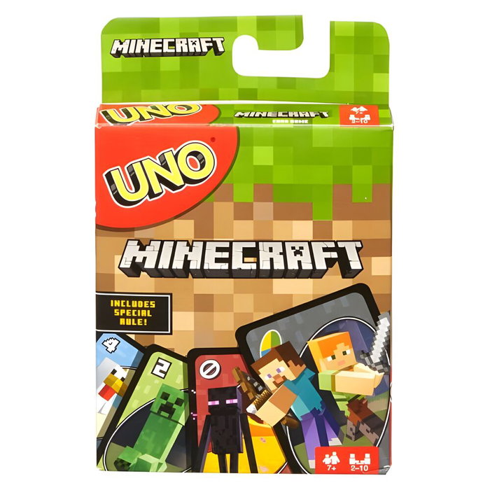 Mattel Minecraft UNO Jeu de cartes<|image>