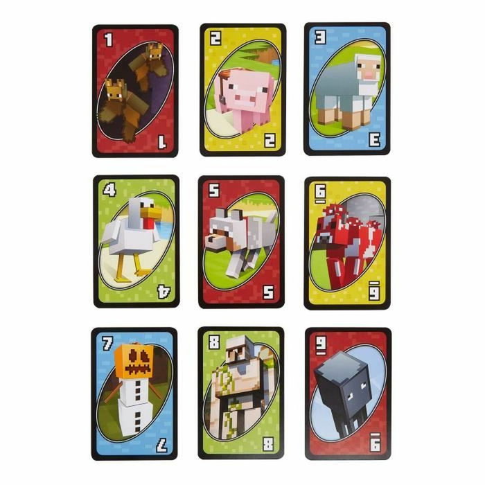 Mattel Minecraft UNO Jeu de cartes<|image>