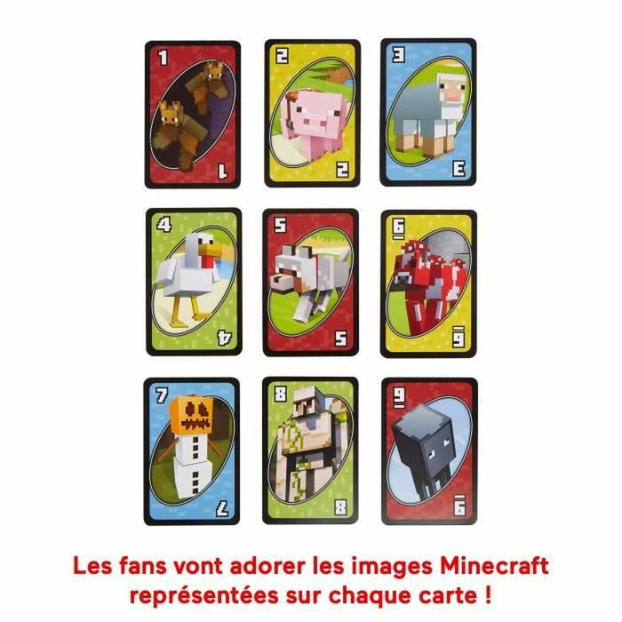 Mattel Minecraft UNO Jeu de cartes<|image>
