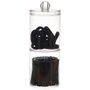 Cosmetic Club Lot de 2 boîtes d'accessoires cheveux noir