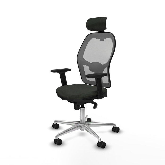 Piqueras y Crespo Chaise de Bureau avec Appui-tête Jorquera Noir Piqueras y Crespo Chaise de Bureau avec Appui-tête Jorquera Noir