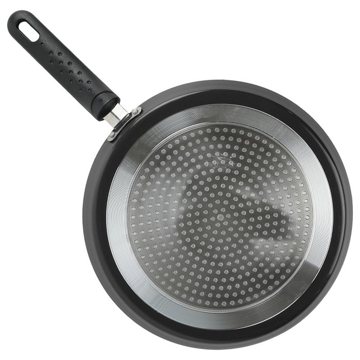 Totally Addict Kit pour crêpes avec ustensiles et poêle 28 cm en aluminium