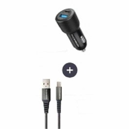 Thomson Pack Chargeur de Voiture 60 W et Câble USB-A vers USB-C 3A 1,5 m