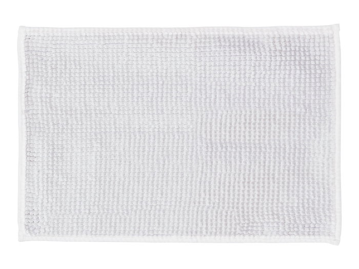 Berilo Tapis de Bain Blanc 40 x 60 cm en Polyester Recyclé (Set de 12)