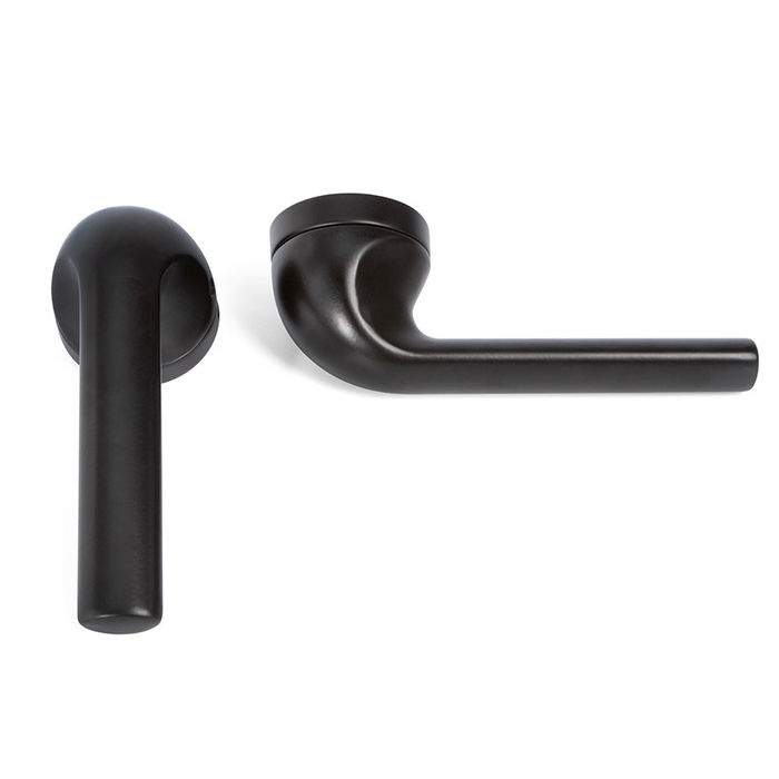 System Manivelle Roseta Zamak Modèle Odin Finition Chrome Brossé