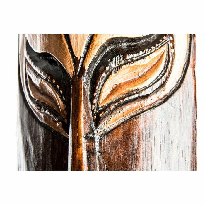DKD Home Decor Décoration murale Masque Tribal Beige et Brun foncé (4 Unités) DKD Home Decor Décoration murale Masque Tribal Beige et Brun foncé (4 Unités)