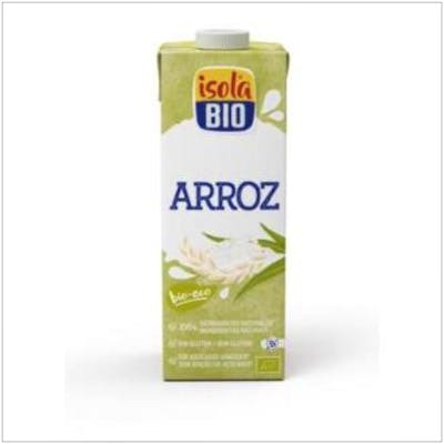 ISOLA Boisson Végétale Riz Bio 6 x 1 L, Sans Gluten, Sans Sucres Ajoutés ISOLA Boisson Végétale Riz Bio 6 x 1 L, Sans Gluten, Sans Sucres Ajoutés