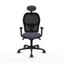 Piqueras y Crespo Chaise de Bureau Jorquera Gris Foncé
