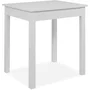 Table à manger CAPRI - Blanc - Carré - 4 personnes - 90 x 67 x 76 cm