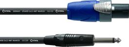 CORDIAL Cable Altavoz Speakon 2 pôles/jack 1,5m