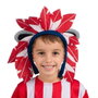 My Other Me - Déguisement Plumeau Indien pour Enfant - Taille Unique M - Pour 3 ans et plus - Rouge