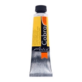 Cobra Peinture à l'huile miscible à l'eau Jaune Transparent Moyen 272, 40 ml