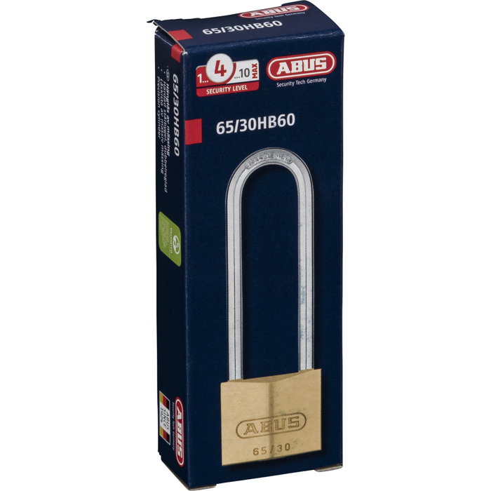 Abus 65/30HB60 SL 4 Cadenas en laiton